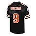 Bobby Boucher #9 The Waterboy Adam Sandler Movie Mud Dogs Bourbon Bowl Football Jersey(Black-3XL)
