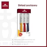 Gerlach Smart Color Zestaw Noży Kuchennych Komplet 3 Noży ze Stali Nierdzewnej Do Jarzyn Steków