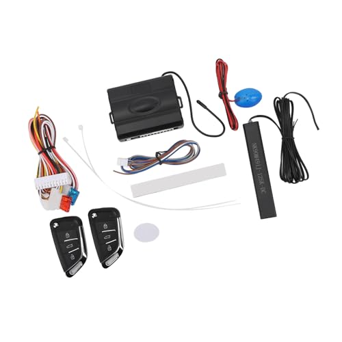 Kit de arranque remoto motor 12V con botón de parada y alarma 3