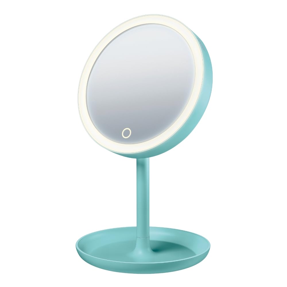 Beurer Specchio cosmetico illuminato, specchio di bellezza con 5 specchi
