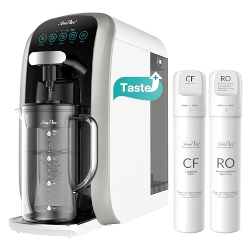 Image of SimPure Y7T-C Countertop Reverse Osmosis System (Comes with One Extra CF+RO Filter Replacement Cartridge)