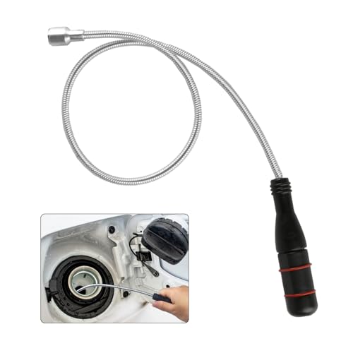 Stabmagnet Stark, Magnetstab Flexibel, 60 CM Magnetheber Magnetstabgreifer, Flexibler Biegbarer Magnetgreifer, Tragbares Magnet Werkzeug zum Aufnehmen von kleinen Teilen, Metallgegenstände