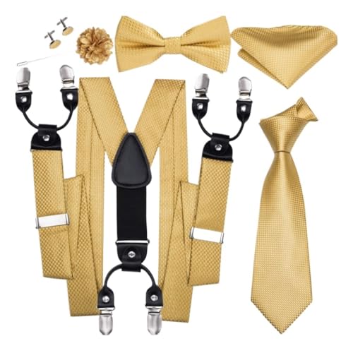 Set de Tirantes, Corbata y Accesorios para Hombre