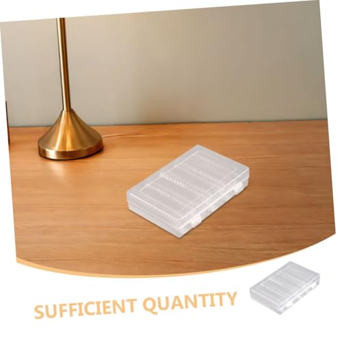 2 sets organizadores transparentes para monedas caja exhibidora miniatura 7
