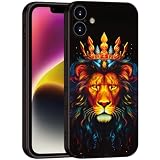 ZGKTWX for iPhone 16 Lion King Crown Case-Designed for Lion Lovers