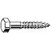 Hex Lag Screw, 3/8x4 1/2 in L, PK50