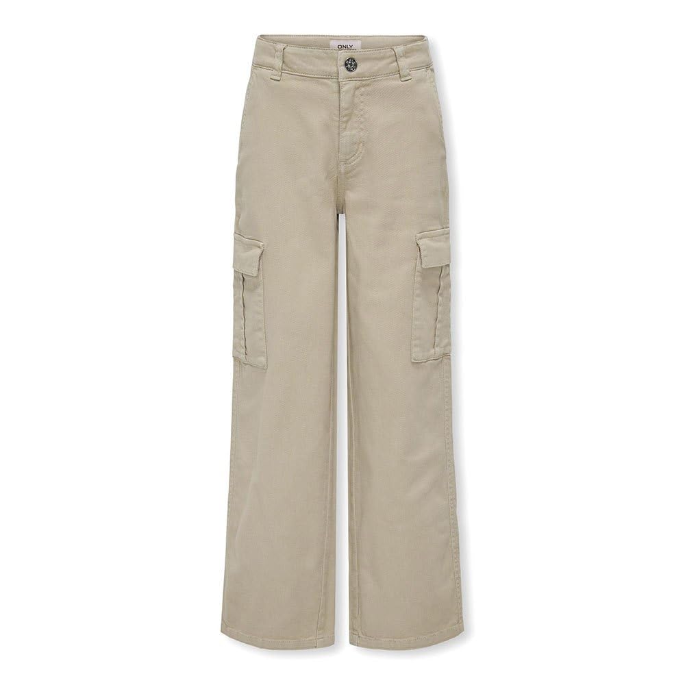ONLY Mädchen Kogyarrow-vox STR Pant PNT Noos Cargohose, Pumice Stone, 122 EU