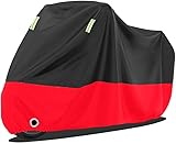 Funda Moto para Indian Springfield 2016, Impermeable Protección 210D, contra Sol Lluvia Polvo, con Tiras Reflectantes y Orificios de Cerradura,Red