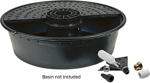 Image of Little Giant AFV-GH Auto Fill Valve / Pump Up Valve, for Ponds, Fountains, Water Features, Aquariums or Reservoirs, White /Black, 566286