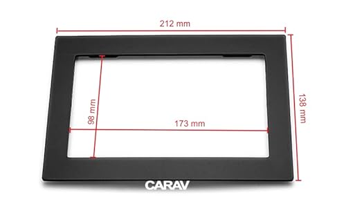 Carav 11-440 Adattatore Stereo doppio DIN per