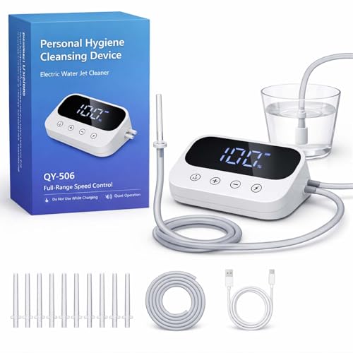 Electric Enema Pump Home Colonic Kit for Colon Cleanse, Adjustable Pressure Colonics Home Cleansing Kit, Portable Rechargeable Enema Kit for Water & Coffee Enemas at Home