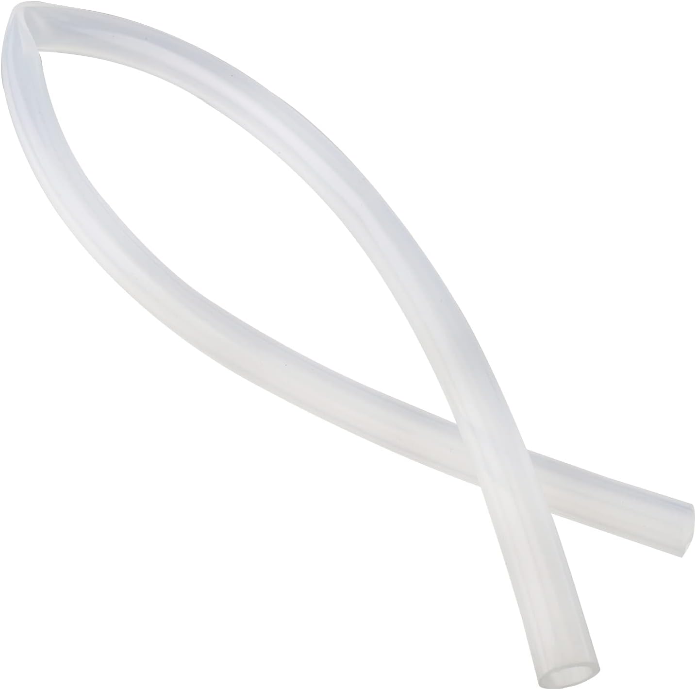 Heyiarbeit Silicone Tubing 19mm/0.74"ID x25mm/0.98"OD1m/3.28ft Flexible Silicone Rubber Tube Air Hose Pipe for Pump Transfer Clear