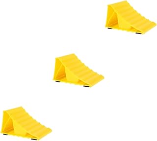 Luxshiny 6 Peças De Calços De Roda Retentores Antiderrapantes Para Carros Calços De Reboque Caminhão De Reboque Batente Rodas De Vagão Calços De Roda De Reboque Calços De Roda