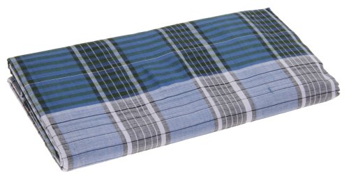 100% Cotton Handloom Mens Checkered Lungi / Dhoti / Sarong / Wrap2