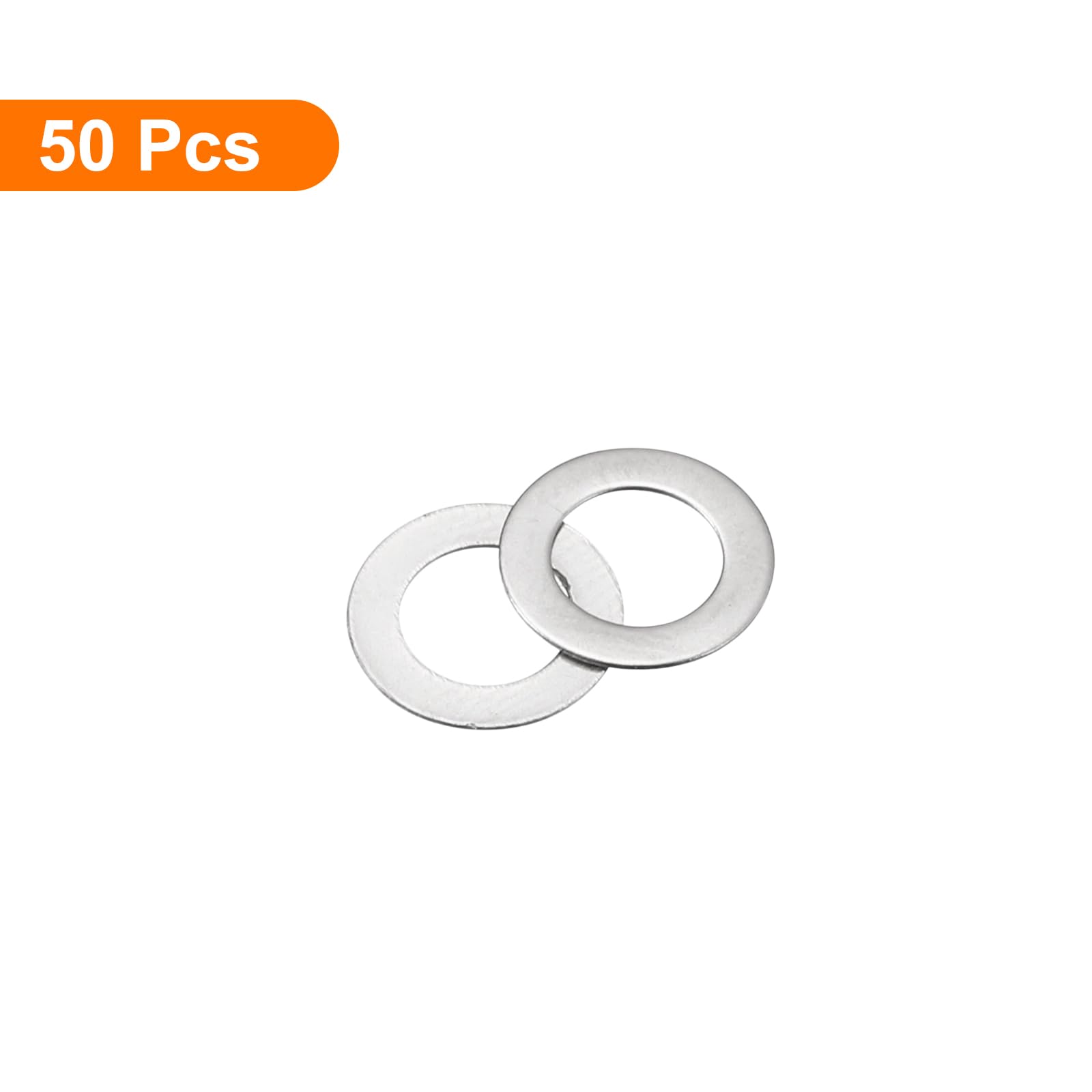 50 Stück M5 Flache Dichtungsringe 5x10x0,5mm – Ultra Dünne Abstandshalter