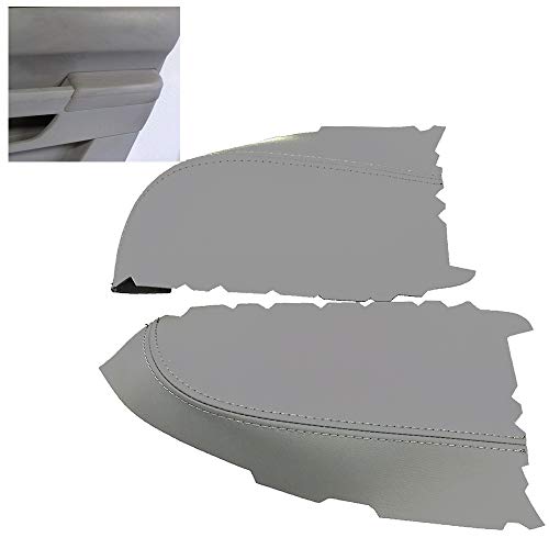 Dskoiph Armrest Synthethic Leather Cover Fit For Honda Pilot 09-13 (Front Door Panel Armrest Cover, Gray) #TOP1
