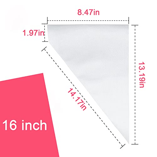 Disposable Cake Decorating Piping Bags - Food Grade Pe Cake Decorating Tools Easy To Use Icing Piping Bags Durable Frosting Piping Kit For Cakes, Cupcakes,Desserts 120 Pack (120, 16 Inch) #TOP5