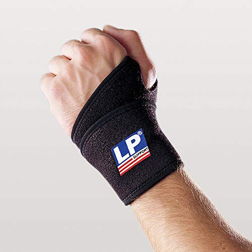 LP SUPPORT 739 Wrist WRAP with Thumb Support, Wrist Compression Straps for Workouts, Men & Women - Fits Right and Left Hand (One Size)