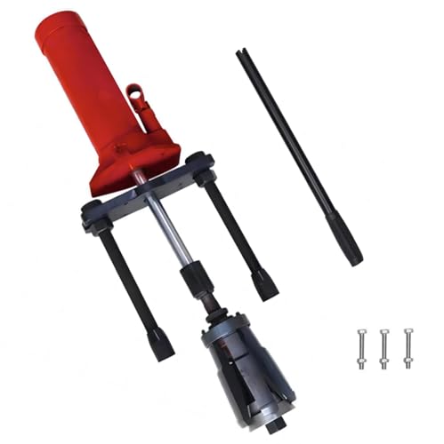 15T Hydraulic Cylinder Liner Puller Tool, Universal Cylinder Sleeve Removal Tool for 80mm-140 mm/3.15”-5.51” Cylinder Liner, Dry & Wet Hydraulic Cylinder Liner Puller for Tractor Car Repair