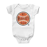 500 LEVEL Willie McCovey San Francisco Baby Infant One Piece Bodysuit (6-12 Months, White) - Willie McCovey Ball O