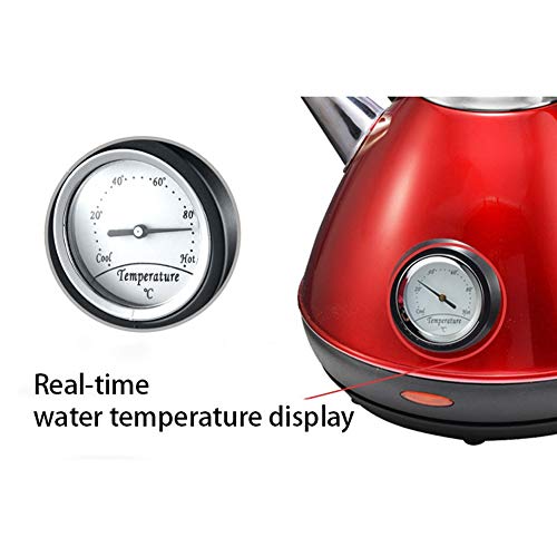 Hervidor eléctrico inalámbrico 1.7L rápido 2200W naranja miniatura 4