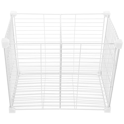 WATIIFUFU Cesta Organizadora para Congelador Diseño de Rejilla Metálica y Compartimentos Divididos, Almacenamiento para Frutas y Verduras en Cocinas y Supermercados