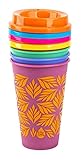 TAL Color Changing To-Go Reusable Hot Cups Set, 16 oz, 4 Pack