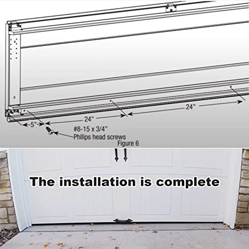 Superbobi Garage Door Bottom Weather Seal Genuine Part Number 154448 - Door Length: For 20' Wide Doors For Wayne Dalton 8000 And 9000 Series Foam Core Doors… (20') #TOP5