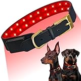 Red Light Therapy for Dogs Collar – Infrared & Red Light Therapy Device with 660nm&810nm & 980nm Wavelengths, Wearable Support for Muscle Comfort, Pain Relief, Skin & Tissue Support and Daily Wellness