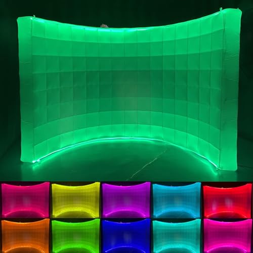 Mur photobooth gonflable blanc pour réussir vos animations de grands groupes