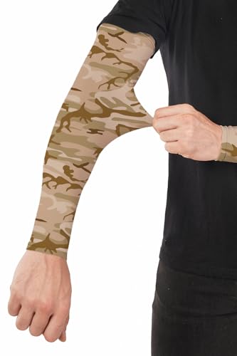 Image of Arm Sleeve For Men women Fully Stretchable Sun UV Ray Dust Protection Bike Riding Cycling Gloves Cricket Golf Football Soft Hand Gloves sleeves