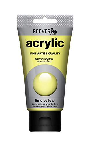 Reeves Colori acrilici, Giallo-Verde, 75ml Tube