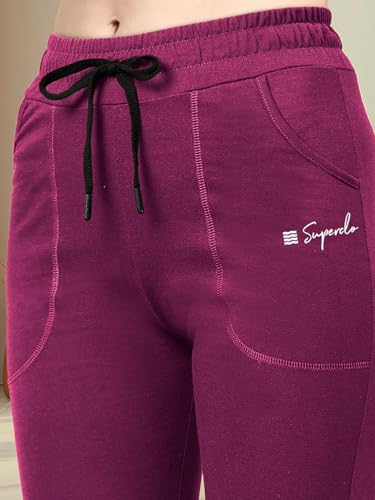 Image of Pinkmint Cotton Style Pyjamas for Women Combo l Stylish Side 2 Pockets l Gym Wear l Comfortable Track Pant