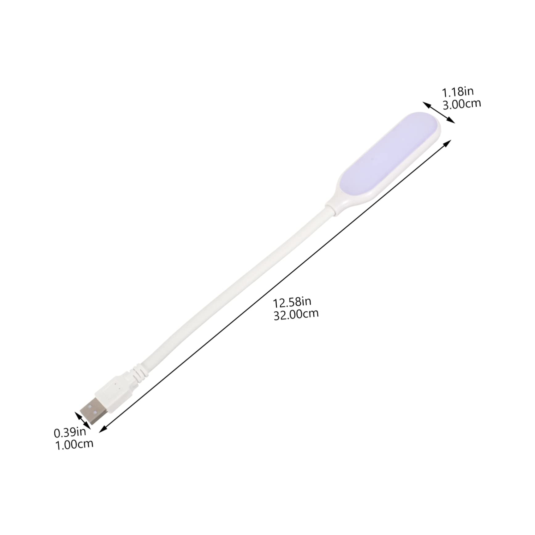 SEWACC Reading Lamp Book Light Flexible Hose Led Nightstand Lamp Bedside Clip on Light