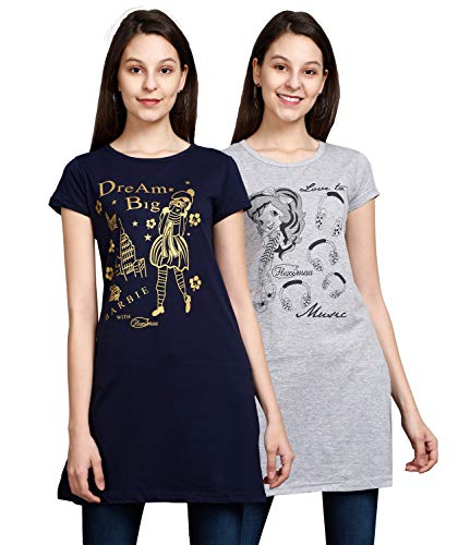 Image of FLEXIMAA Women's Half Sleeve T-Shirt - P