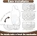 HD Clear Figure Display Protective Case Compatible with LABUB The Monsters Big into Energy and Let's Checkmate, Fall in Wild,Acrylic Case with Silicone Strap- Standing Case (Doll Not Include)