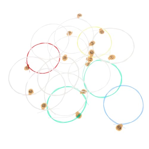 GALPADA 15pcs Replacement Lyre Strings for Musical Instruments Durable Harp Accessories with Sound Quality Lightweight Easy to Store