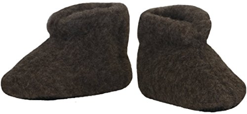SamWo, piede pantofole scaldapiedi marrone 100%