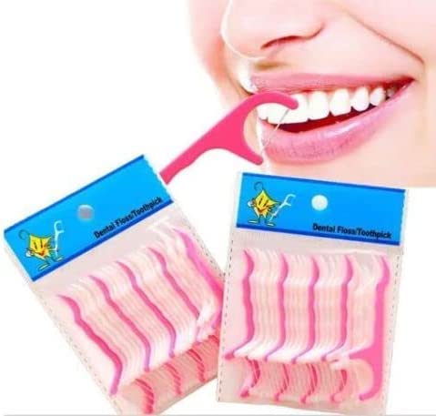 sainio 1x30 Tooth Cleaning Dental Floss Tooth Picks Stick Set for Clean Teeth Oral Care
