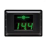 SoundQubed Voltage Meter Gauge, SQ-VM-1 Digital Volt Gauge – LED Volt Amp Meter Display to Keep Your Gear Safe, VM-1 Reading Machine for Vehicle Battery & Car Audio Amplifier