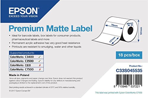 Epson C33S045535 Etichetta Per Stampante