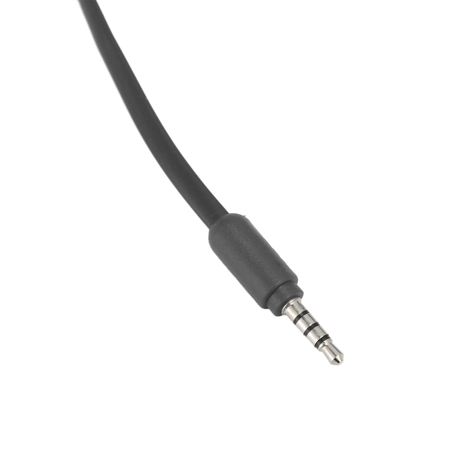 VBESTLIFE Ricevitore Telefonico Vintage, Microfono Ricevitore Cellulare retrò per Tutti gli Smartphone e Computer con Jack da 3,5 Mm (BLACK)