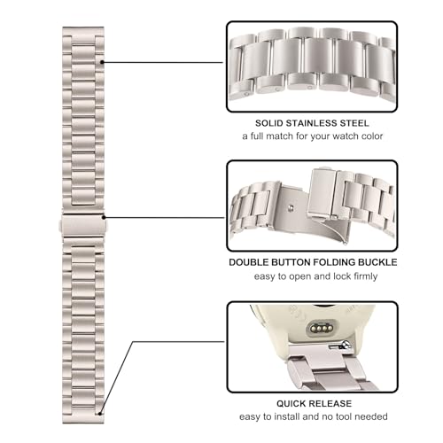 Correas de acero inoxidable para reloj vivoactive mujer miniatura 3