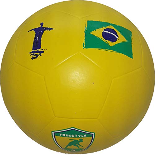 Générique Ballon Jaune brésil Joga Bonito Taille 5 Vendu à l'unité