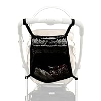 WHYCNJL 1 Stück Einkaufstaschen 35×50cm Universalnetz Einkaufsnetz Für Kinderwagen Sportwagen Und Buggy, Netztasche Rückseite des Kinderwagens Aufbewahrungstasche Passend für die meisten Griffe