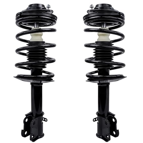 Image of Detroit Axle - Front 12pc Control Arms Kit for 2001-2010 Chrysler PT Cruiser, 2 Lower Control Arms 2 Struts 4 Tie Rods 2 Sway Bars 2 Boots & Bellows 2002 2003 2004 2005 2006 2007 2008 2009 Replacement