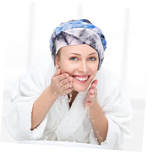 Ipetboom 5 Peças Chapéu Turbante Chapéu Trançado Touca De Banho Lenços De Cabelo Para Mulheres Gorro
