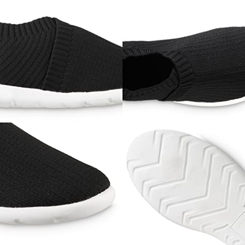 isotoner Women's Lightweight Recycled Stretch Sport Knit Slip-on Slipper Bootie Moccasin4