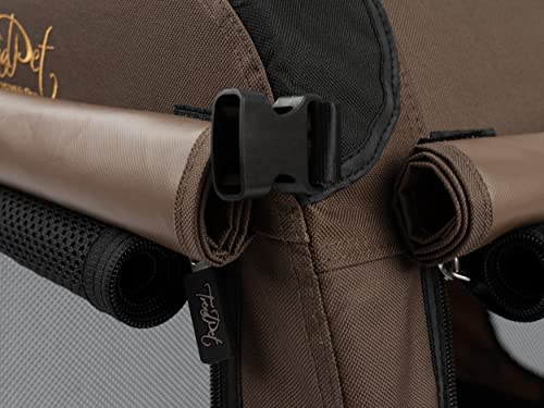 TrendPet TPX60-Pro - Leichte, Faltbare Hundebox mit Aluminium Rahmen