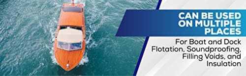 Fiberglass Supply Depot 4 Lb. Density Expanding Pour Foam, 2 Part Polyurethane Closed Cell Liquid Foam for Boat and Dock Flotation, Soundproofing, Filling Voids, and Insulation (1 Gallon Kit)